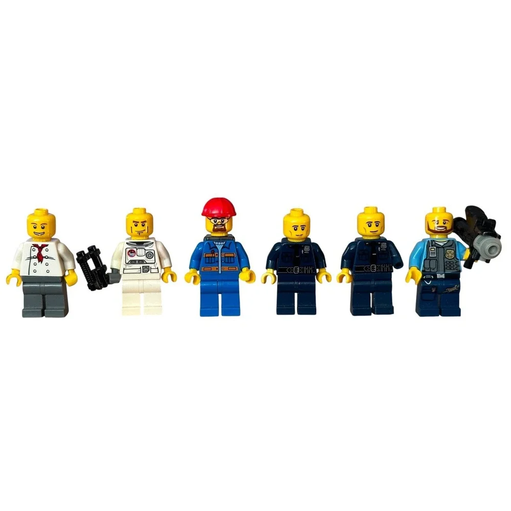 LEGO Minifigures Lot - Police, Space, Chef,  Construction, and More